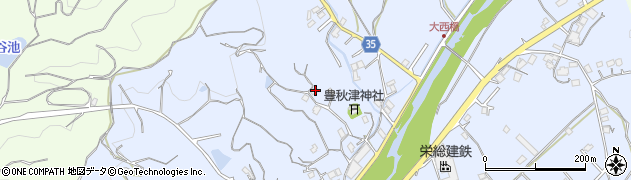 和歌山県田辺市秋津町1558周辺の地図