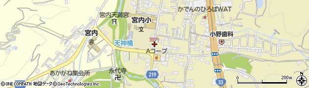 宮内周辺の地図