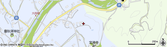 和歌山県田辺市秋津町641周辺の地図