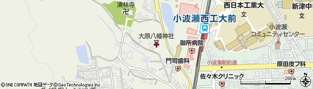 大原八幡神社周辺の地図