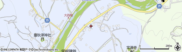 和歌山県田辺市秋津町685周辺の地図