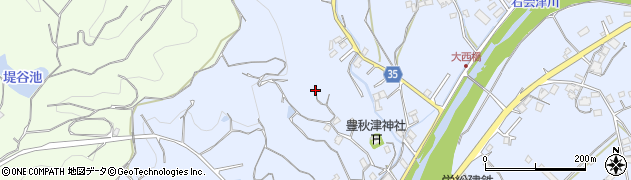 和歌山県田辺市秋津町1580周辺の地図