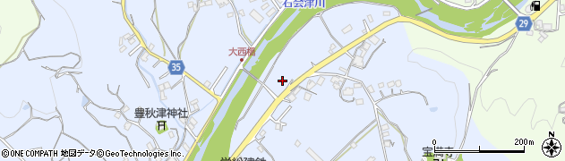 和歌山県田辺市秋津町733周辺の地図