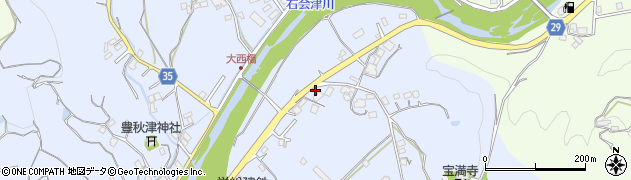 和歌山県田辺市秋津町731周辺の地図