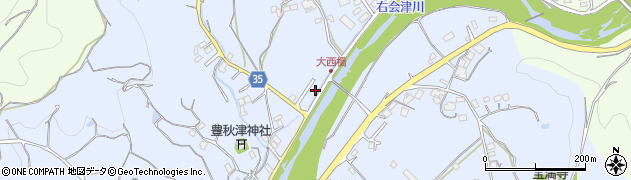 和歌山県田辺市秋津町1654周辺の地図