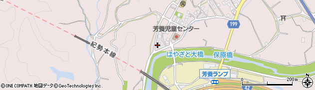 和歌山県田辺市芳養町1696周辺の地図