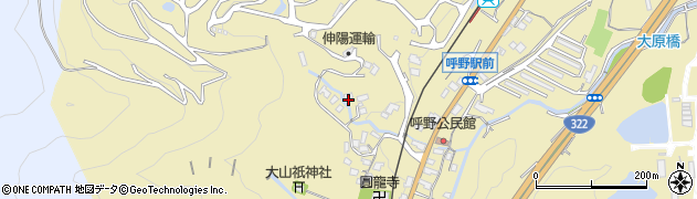 福岡県北九州市小倉南区呼野961周辺の地図