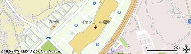福岡銀行イオンモール福津 ＡＴＭ周辺の地図
