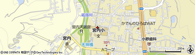 砥部町立宮内小学校周辺の地図