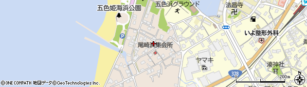 愛媛県伊予市尾崎59周辺の地図
