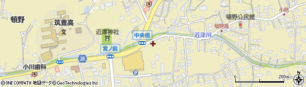 中央理容館周辺の地図