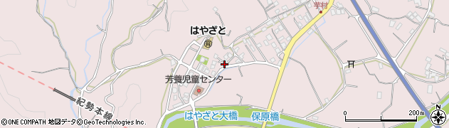 和歌山県田辺市芳養町1777周辺の地図