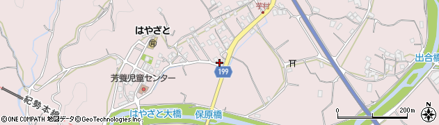 和歌山県田辺市芳養町1894周辺の地図