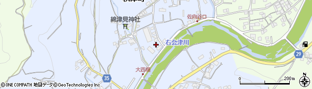 和歌山県田辺市秋津町1754周辺の地図