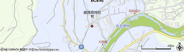 和歌山県田辺市秋津町1721周辺の地図