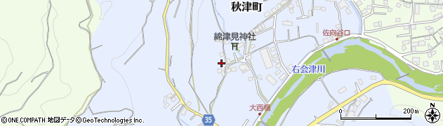 和歌山県田辺市秋津町1697周辺の地図