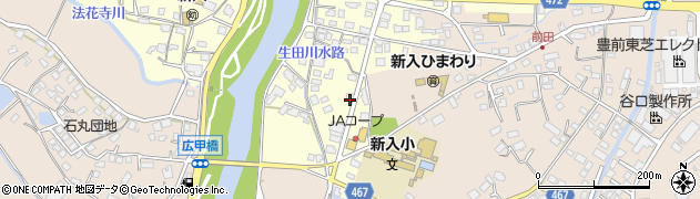 福岡県直方市下新入30周辺の地図