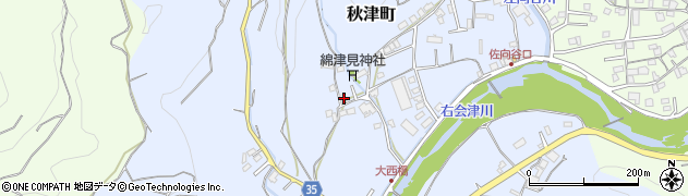 和歌山県田辺市秋津町1715周辺の地図