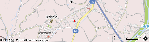 和歌山県田辺市芳養町1890周辺の地図
