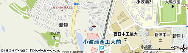 福岡県苅田町（京都郡）新津周辺の地図