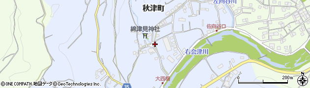 和歌山県田辺市秋津町1747周辺の地図