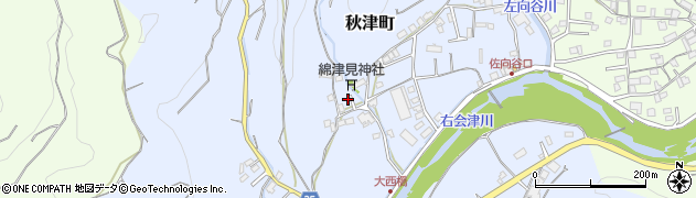 和歌山県田辺市秋津町1716周辺の地図