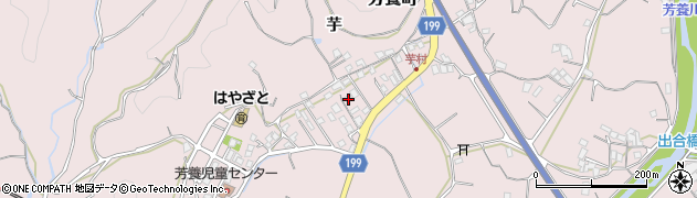 和歌山県田辺市芳養町1888周辺の地図