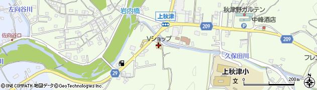 Ｖショップ上秋津店周辺の地図