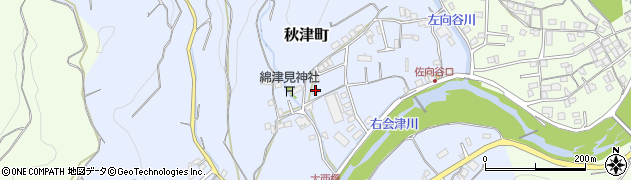 和歌山県田辺市秋津町1745周辺の地図