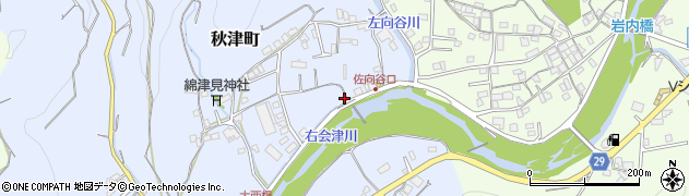 和歌山県田辺市秋津町1803周辺の地図