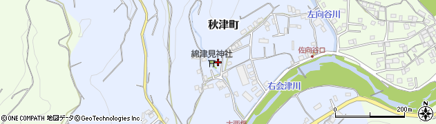 和歌山県田辺市秋津町1801周辺の地図