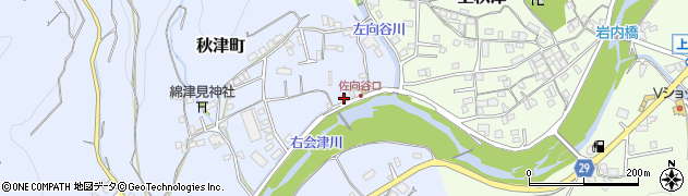 和歌山県田辺市秋津町1806周辺の地図