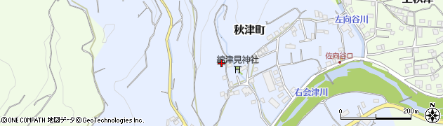 和歌山県田辺市秋津町1703周辺の地図