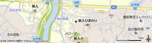 福岡県直方市下新入96周辺の地図
