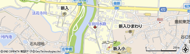 福岡県直方市下新入49周辺の地図