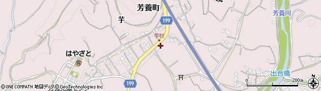 和歌山県田辺市芳養町1988周辺の地図