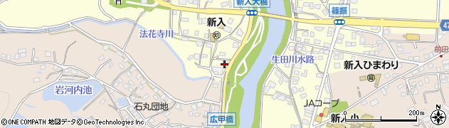 福岡県直方市下新入1617周辺の地図