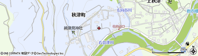 和歌山県田辺市秋津町1770周辺の地図