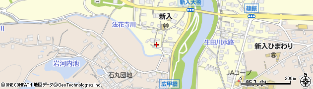 福岡県直方市下新入1606周辺の地図