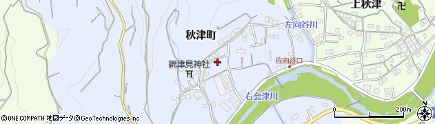 和歌山県田辺市秋津町1743周辺の地図