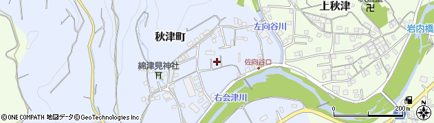 和歌山県田辺市秋津町1771周辺の地図
