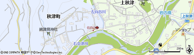 和歌山県田辺市秋津町1831周辺の地図