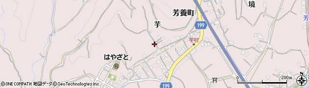 和歌山県田辺市芳養町1842周辺の地図