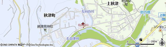 和歌山県田辺市秋津町1813周辺の地図