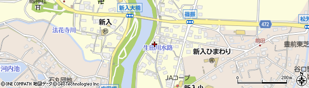 福岡県直方市下新入59周辺の地図