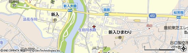 福岡県直方市下新入46周辺の地図