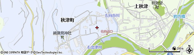 和歌山県田辺市秋津町1808周辺の地図