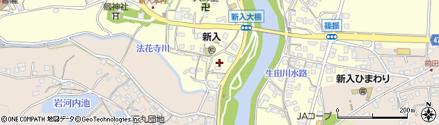 福岡県直方市下新入1602周辺の地図
