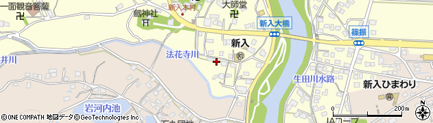 福岡県直方市下新入1607周辺の地図
