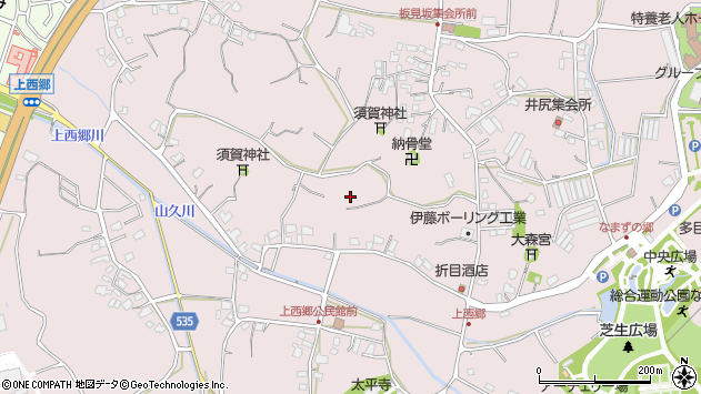 〒811-3207 福岡県福津市上西郷の地図